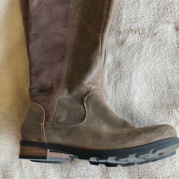 The Sorel Emelie Tall Boot Tobacco brown - Picture 8 of 16